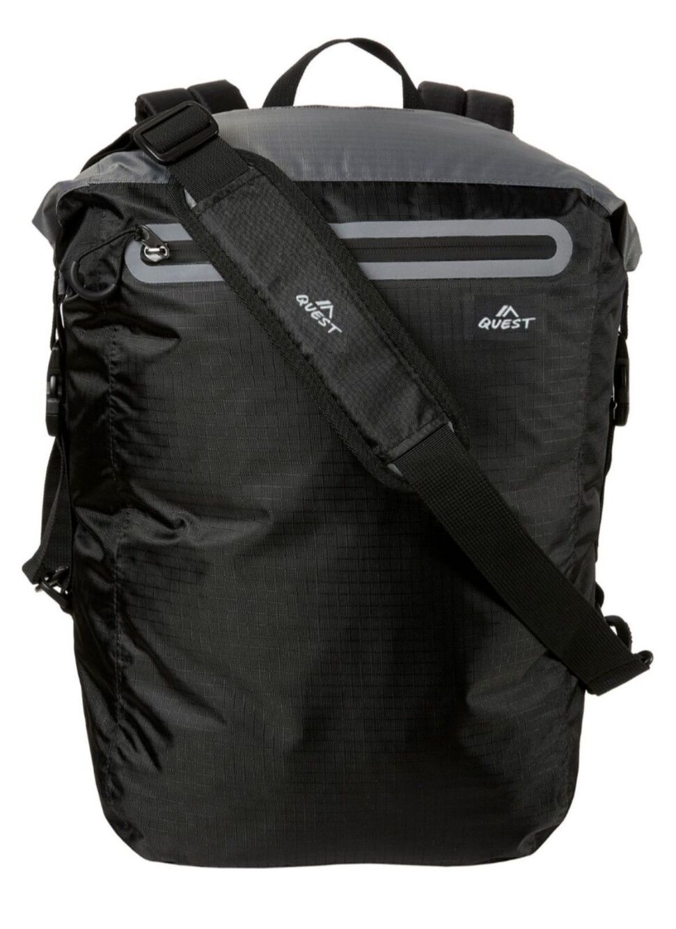 Quest Water Resistant Backpack 30L Black Gray